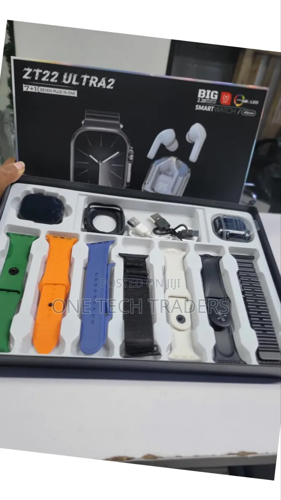 Zt22 Ultra 2 Smart Watch 7strap+free Airpod+watch Case