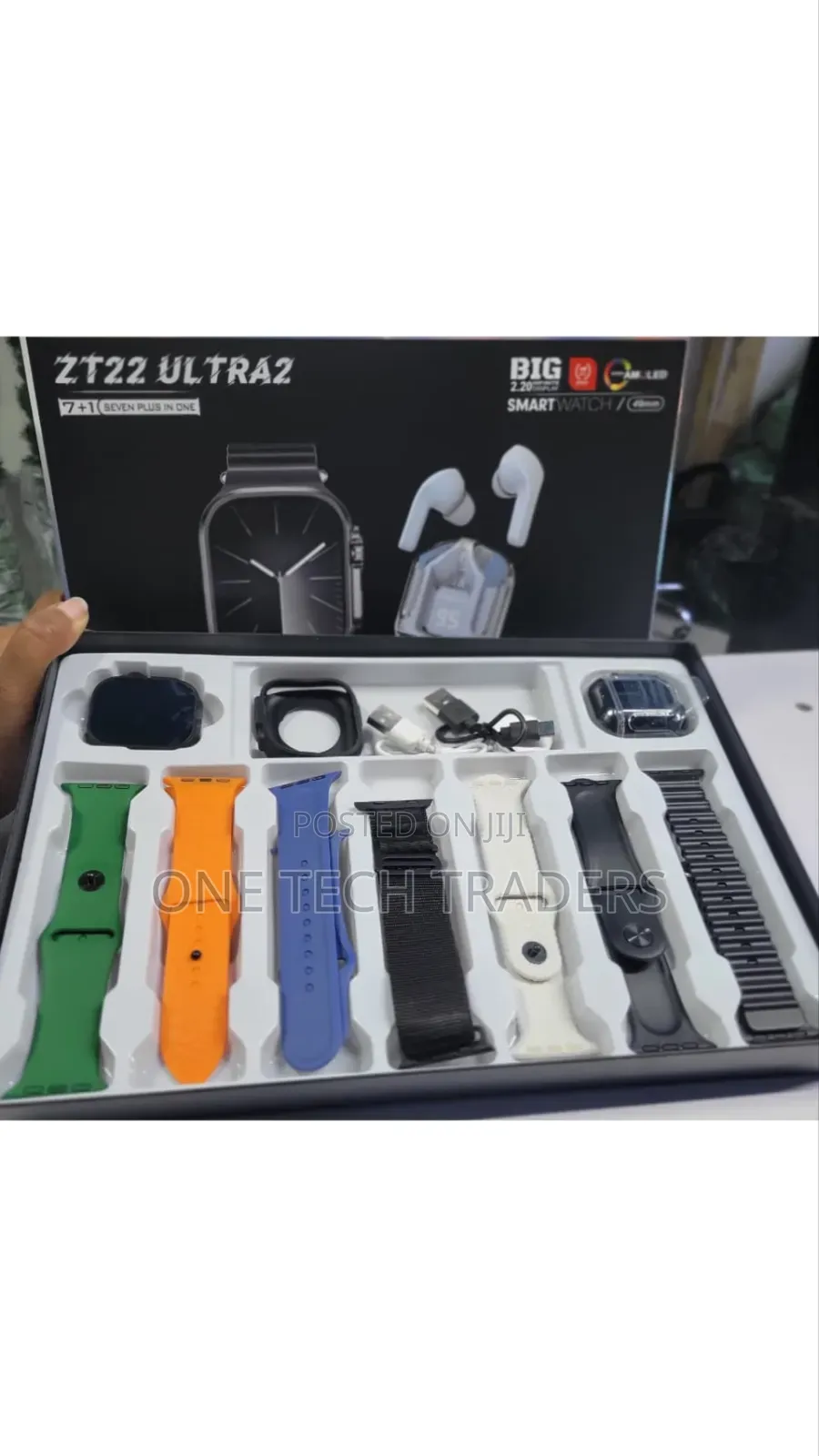 Zt22 Ultra 2 Smart Watch 7strap+free Airpod+watch Case