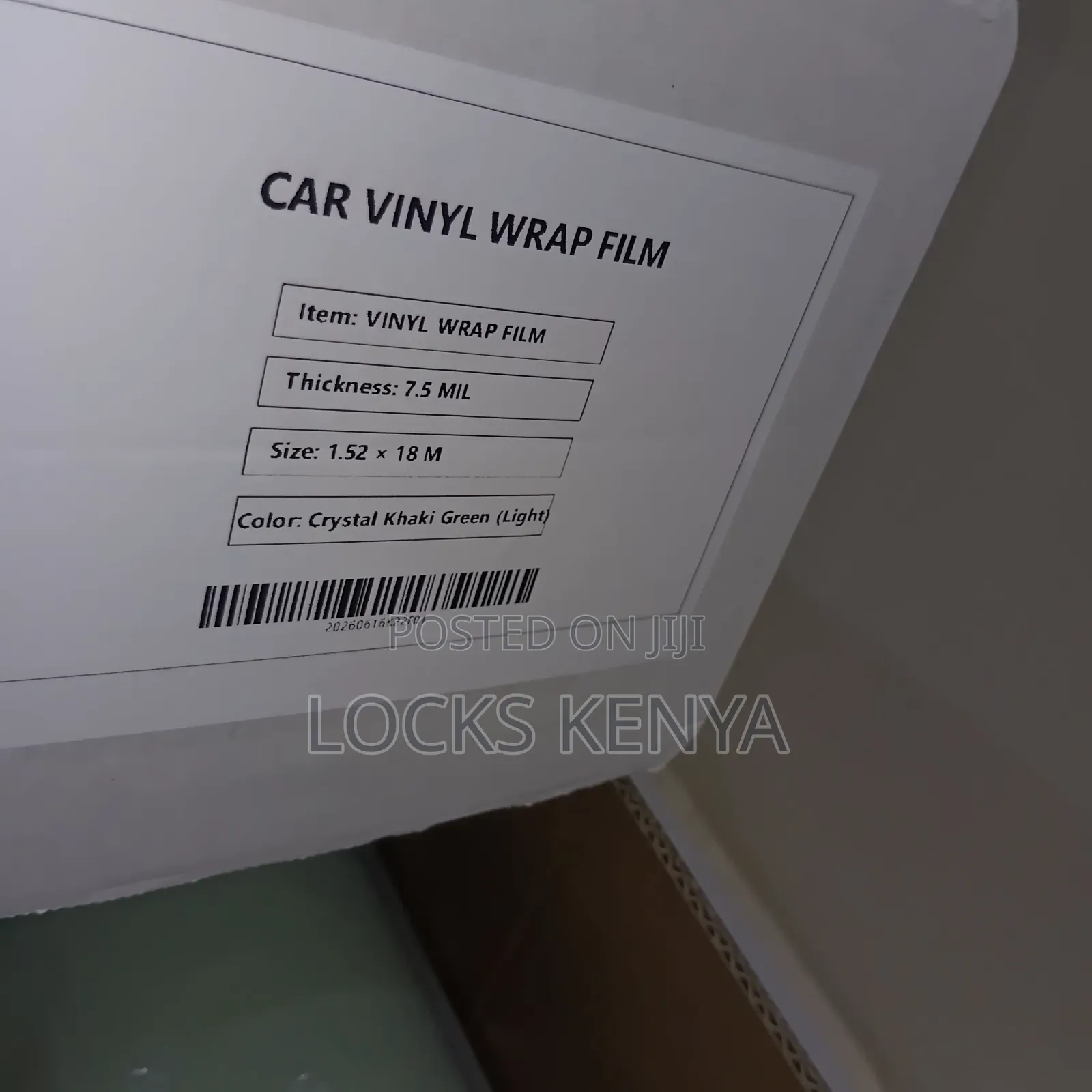 Crystal Khaki Light Green Car Wrap