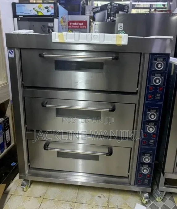 Euromax Deck Oven 3 Deck 6 Trays Comes With Free Trays