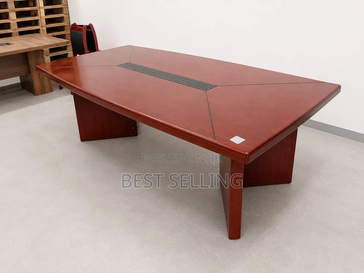 Premium Modern Mahogany Oval Boardroom/Meeting Table