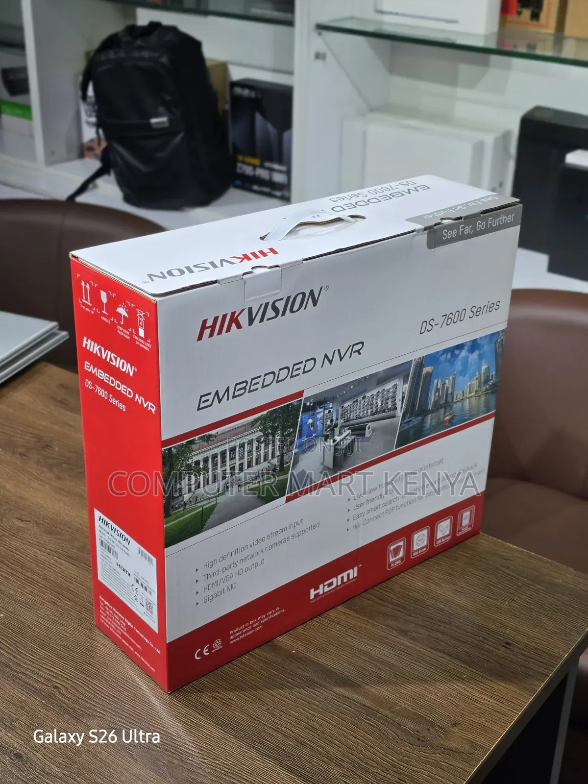 Hikvision 16-Channel Poe NVR Ds-7616ni-Q2/16p(c) 8mp H.265+ 2-Sata