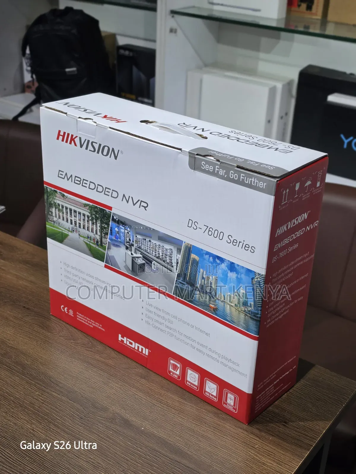 Hikvision 16-Channel Poe NVR Ds-7616ni-Q2/16p(c) 8mp H.265+ 2-Sata