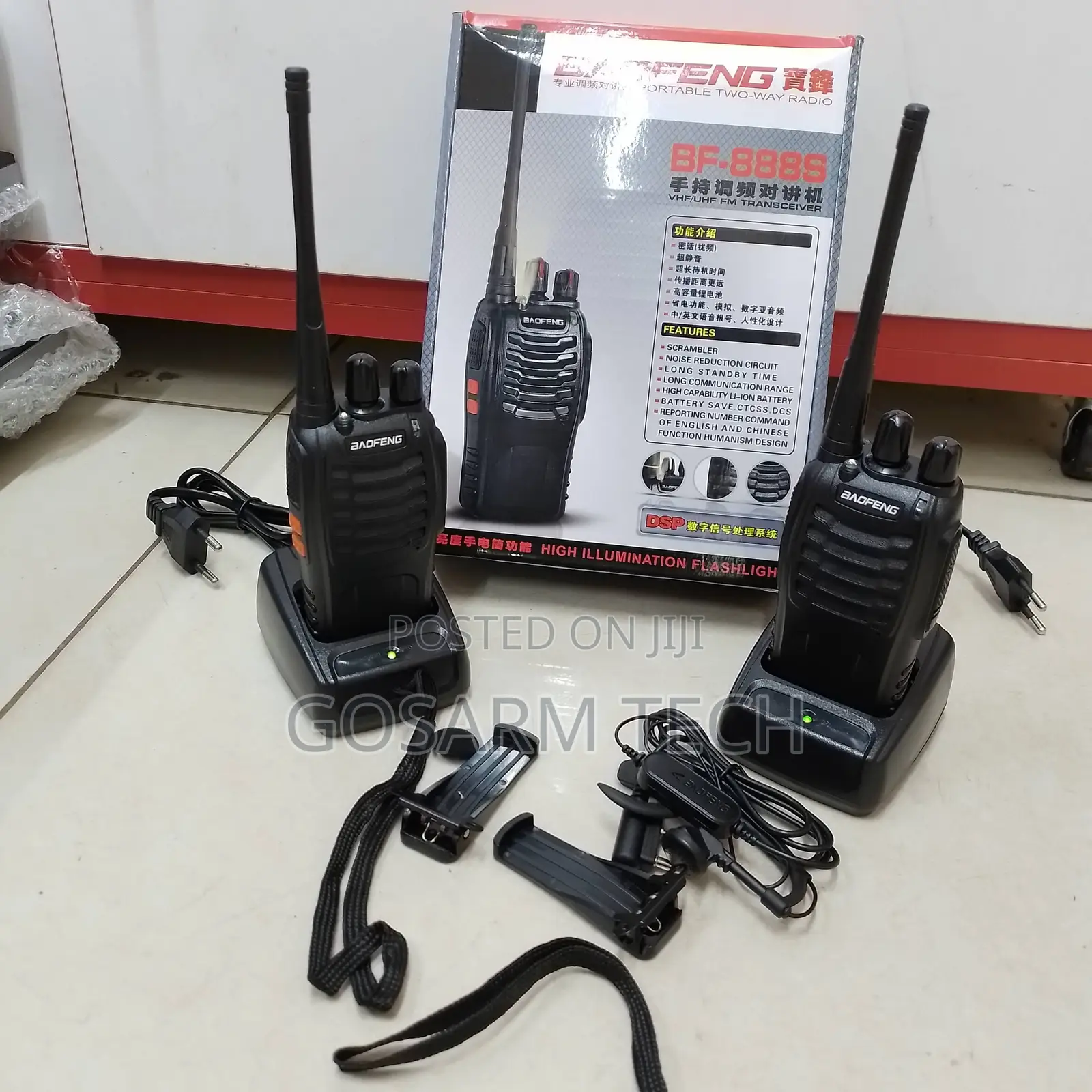 Baofeng 2 Pieces BF-888s Walkie Talkie Radio Calls -16 Channel Radio
