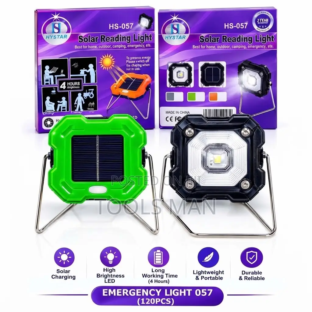 Hystar HS-057 Rechargeable COB Solar Reading Light