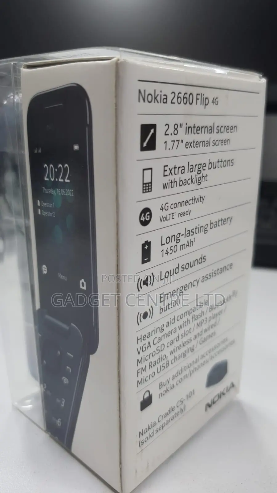 New Nokia 2660 Flip Black