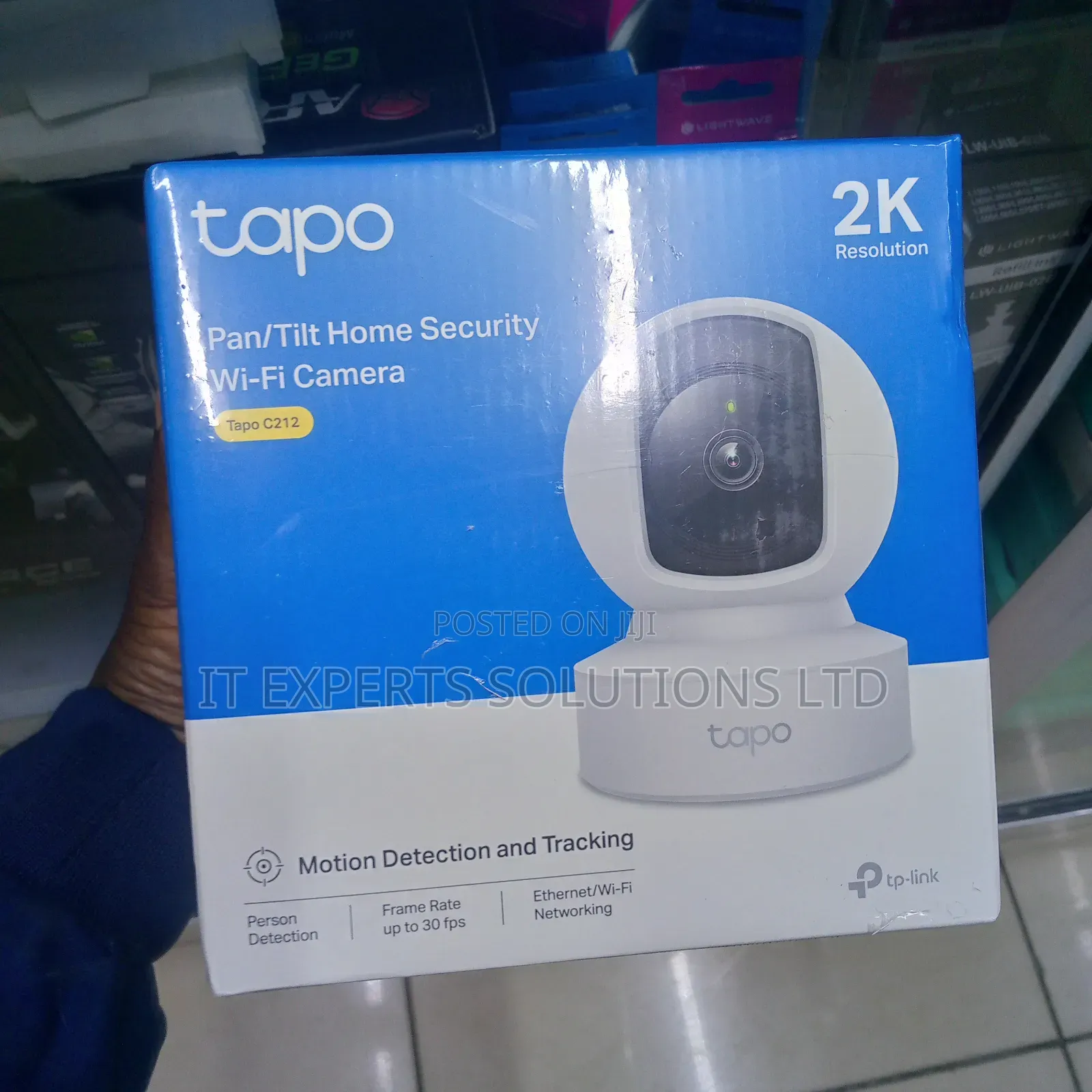 TP-Link Pan/Tilt Home Security Wi-Fi Camera - TL-TAPO C212