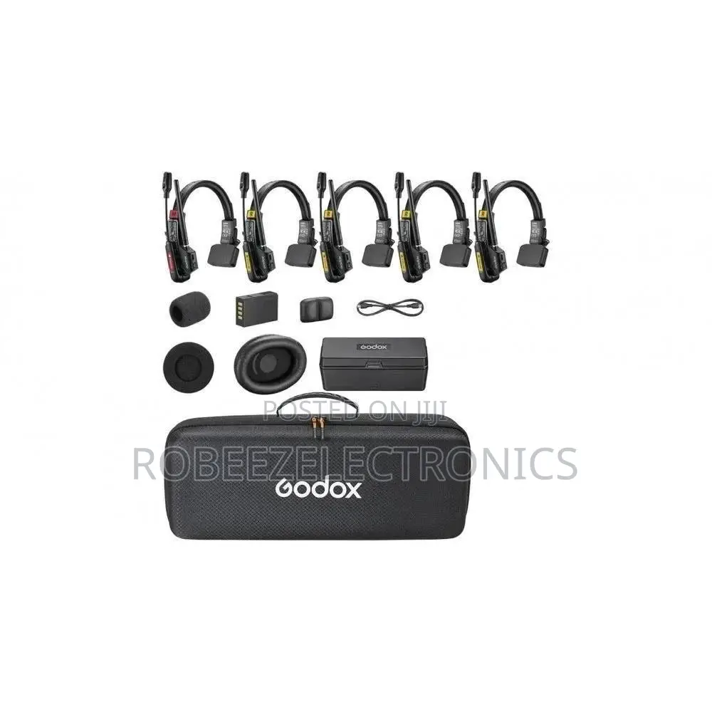 Godox SkyTalk 5S 5-Person Full-Duplex Wireless Intercom Headset System