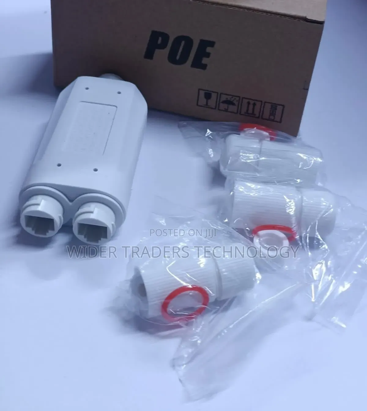 1 IN 2 OUT POE Splitter Split One POE Connection