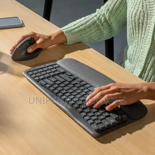 Logitech WaveKeys andLift Combo Wirelessand Bluetooth Keyboardand Mouse