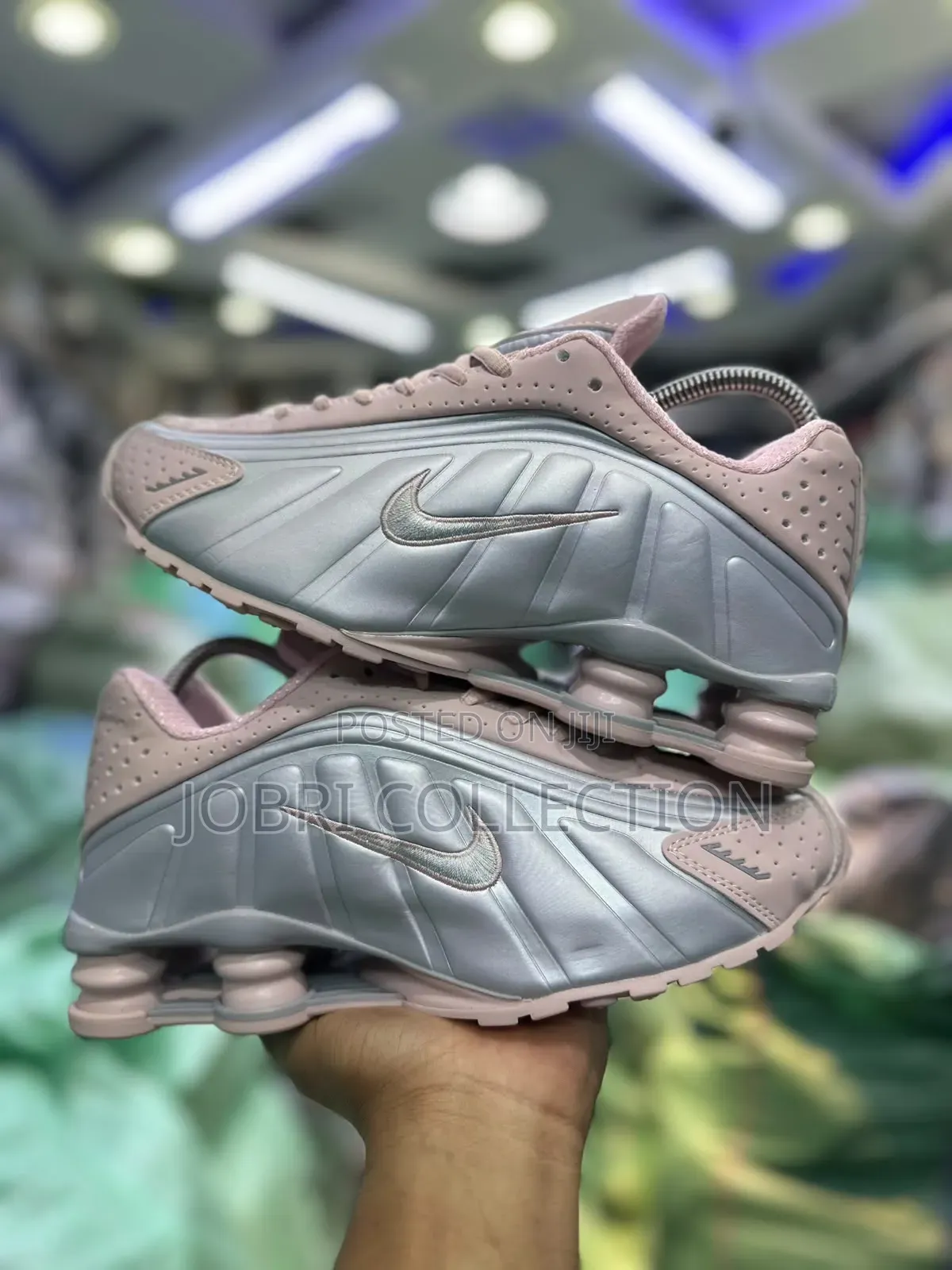 Nike Shox R4 ” Barely Rose “ Quality Leather Sneakers
