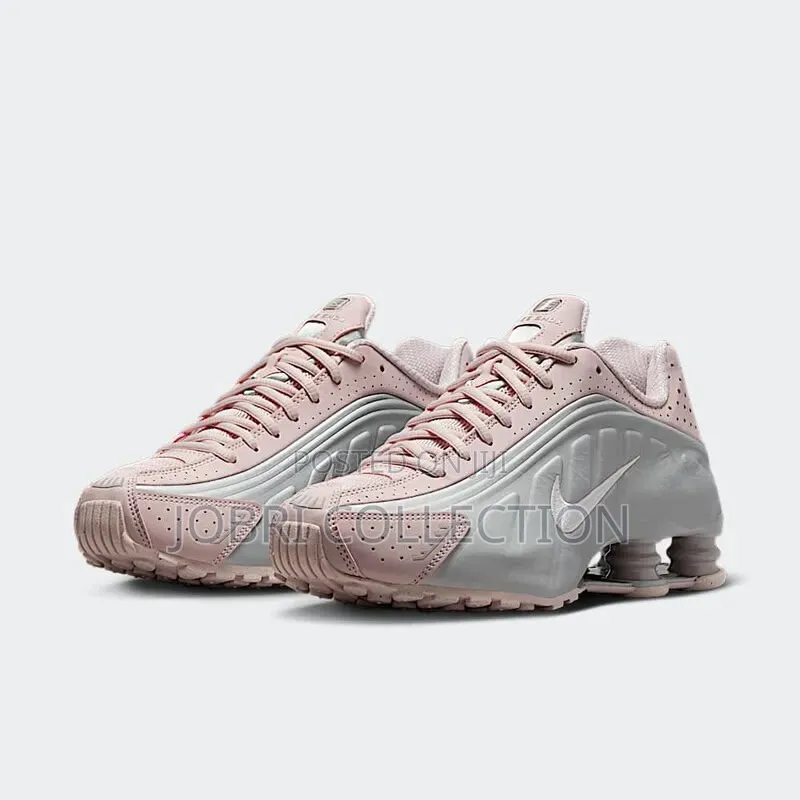 Nike Shox R4 ” Barely Rose “ Quality Leather Sneakers