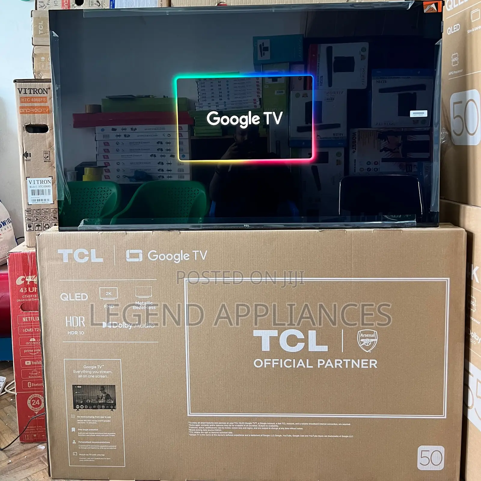 TCL S5K 50 Inch Smart QLED, Full HD Google TV