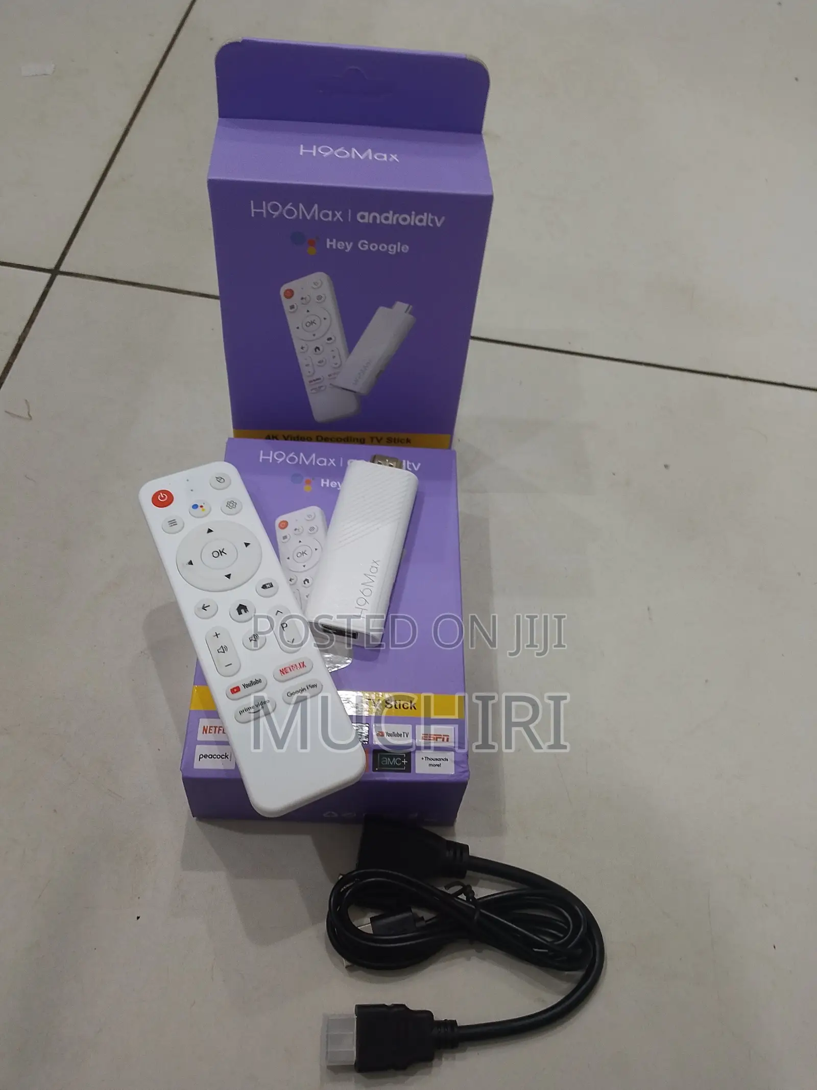 2gb/16gb Quad-Core Arm Cortex-A53 H96 Max Rk3518 TV Stick