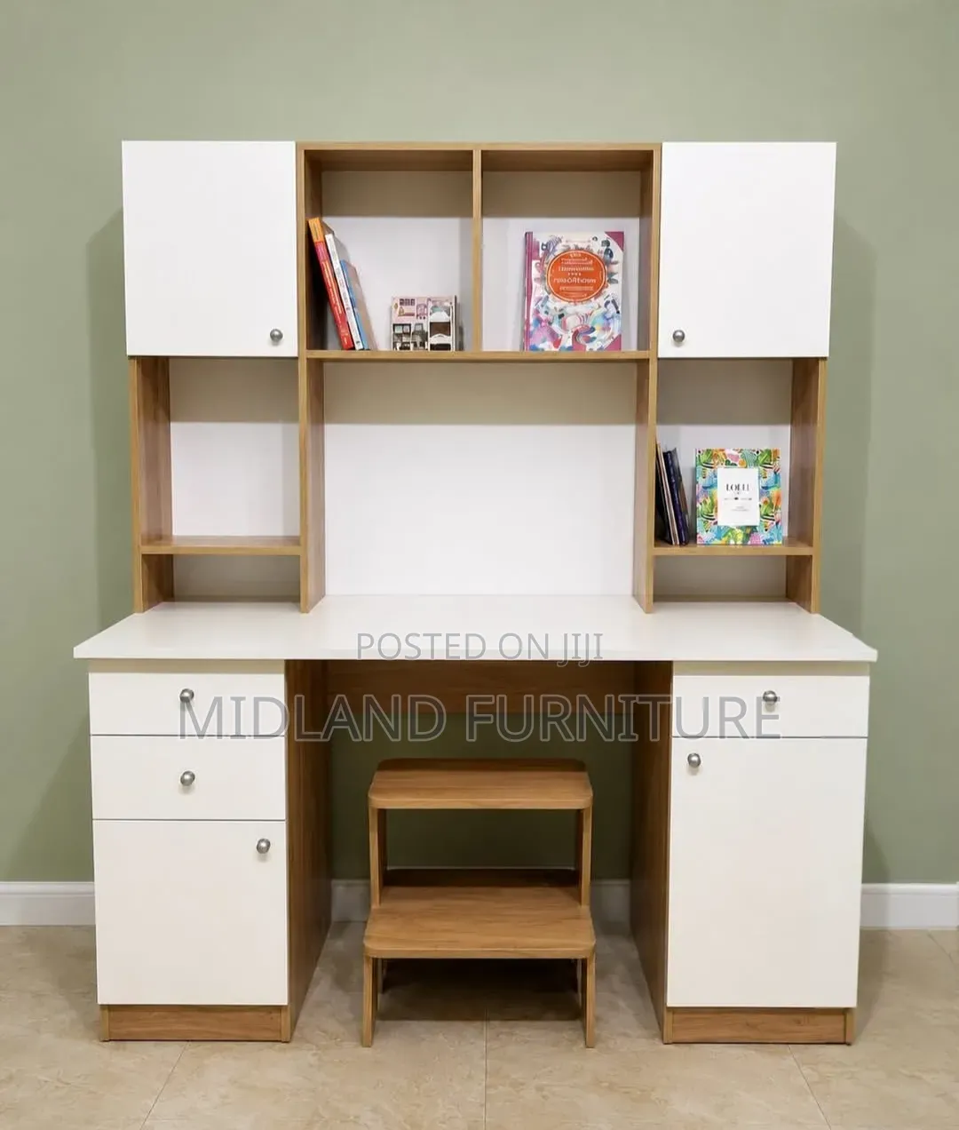 Study Desk With Shelves Pay on Delivery 