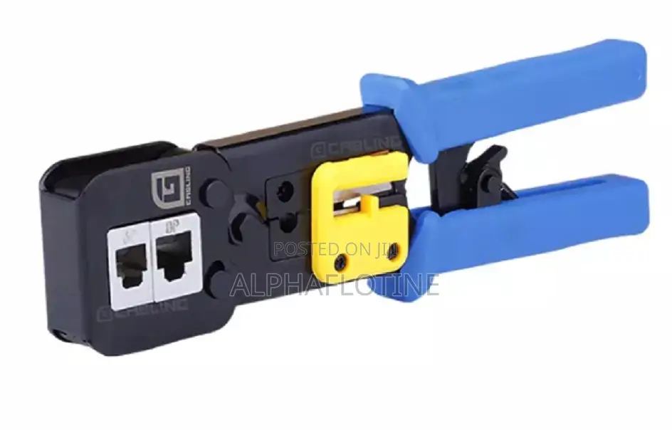 Professional-Grade Networking Tool RJ45/RJ11 PassThrough Crimping Tool