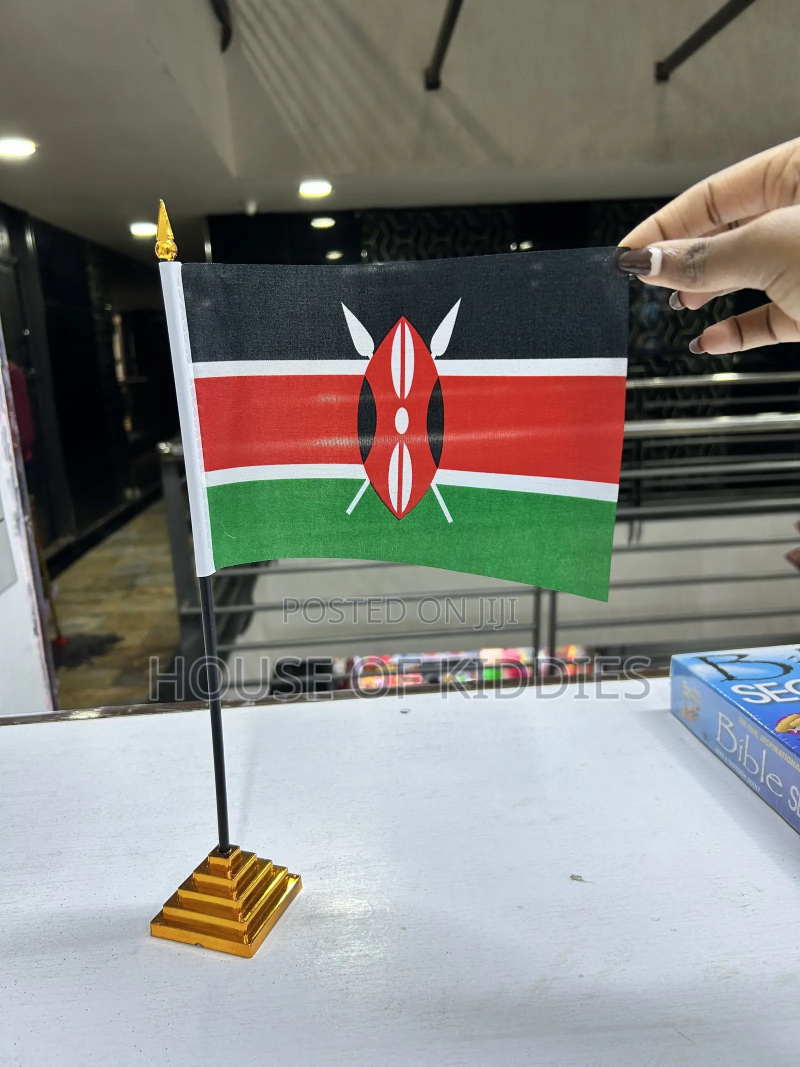Dozen of Handheld Kenyan Flag