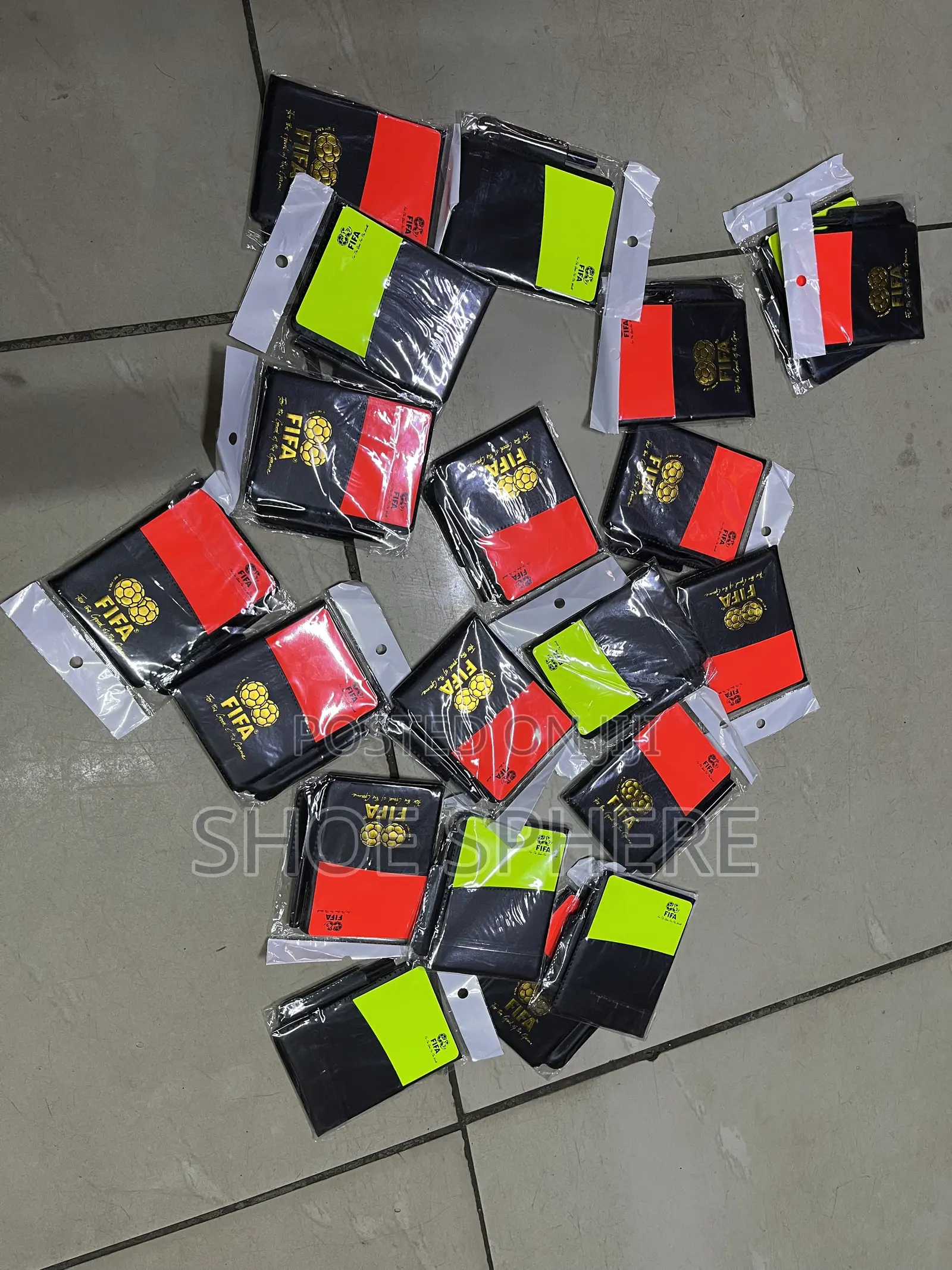 Referee Yellow/Red Card Set