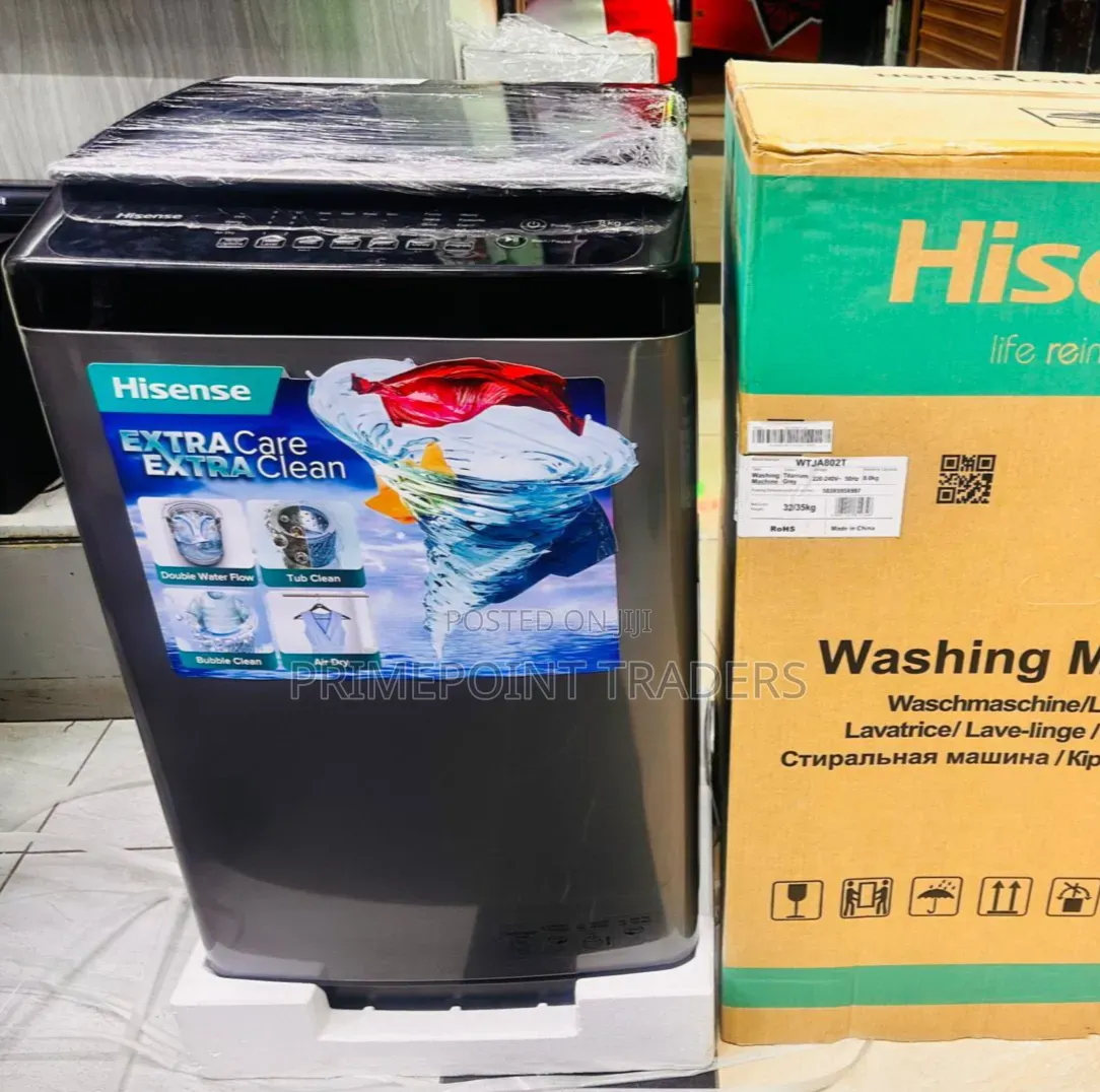 Hisense 9KG Top Load Fully Automatic Washing Machine – Powerful Conv