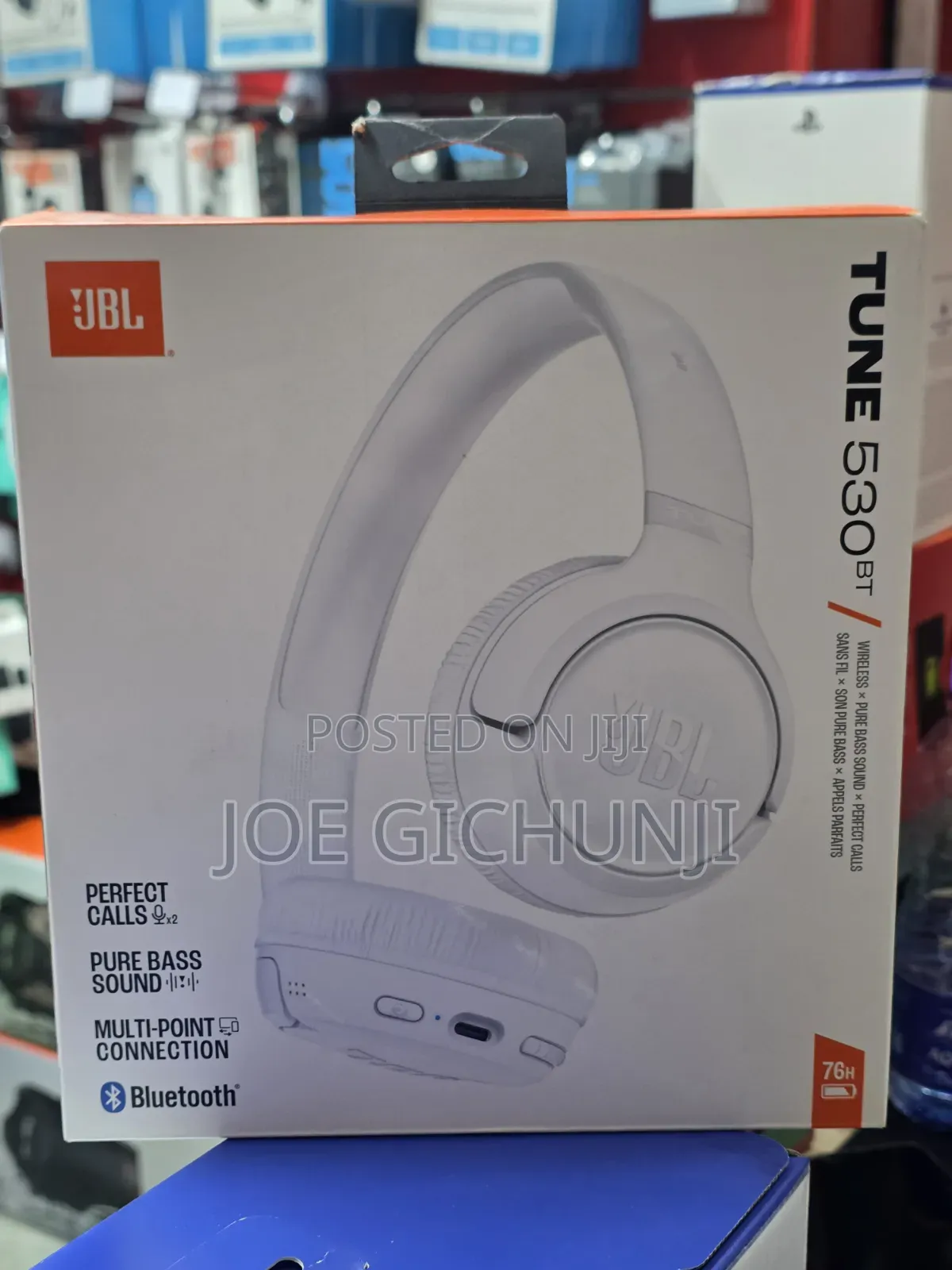 JBL Tune 530BT Wireless on-Ear Headphones
