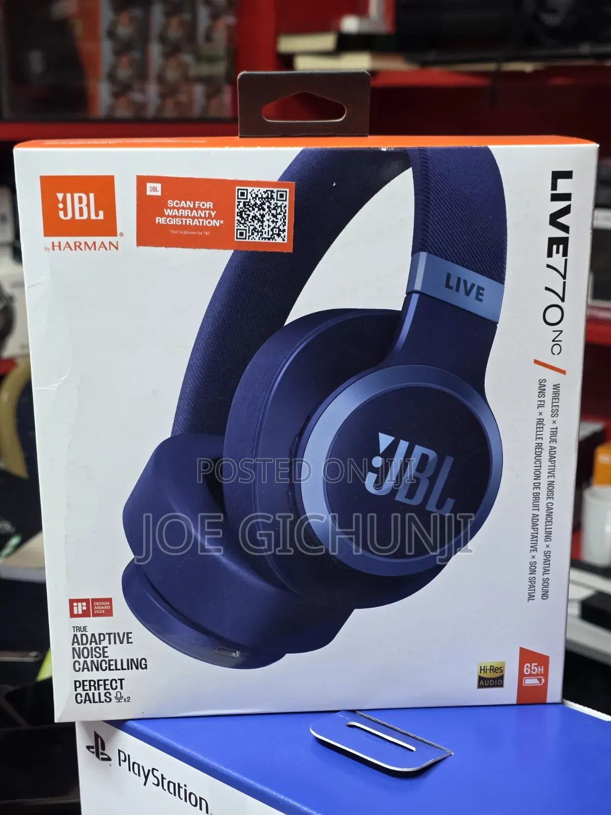 JBL Live 770NC Wireless Noise-Cancelling Headphones