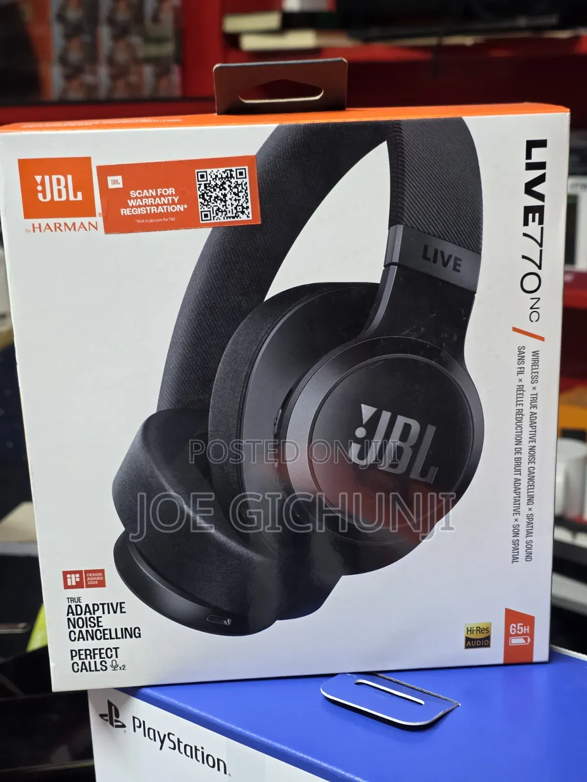 JBL Live 770NC Wireless Noise-Cancelling Headphones