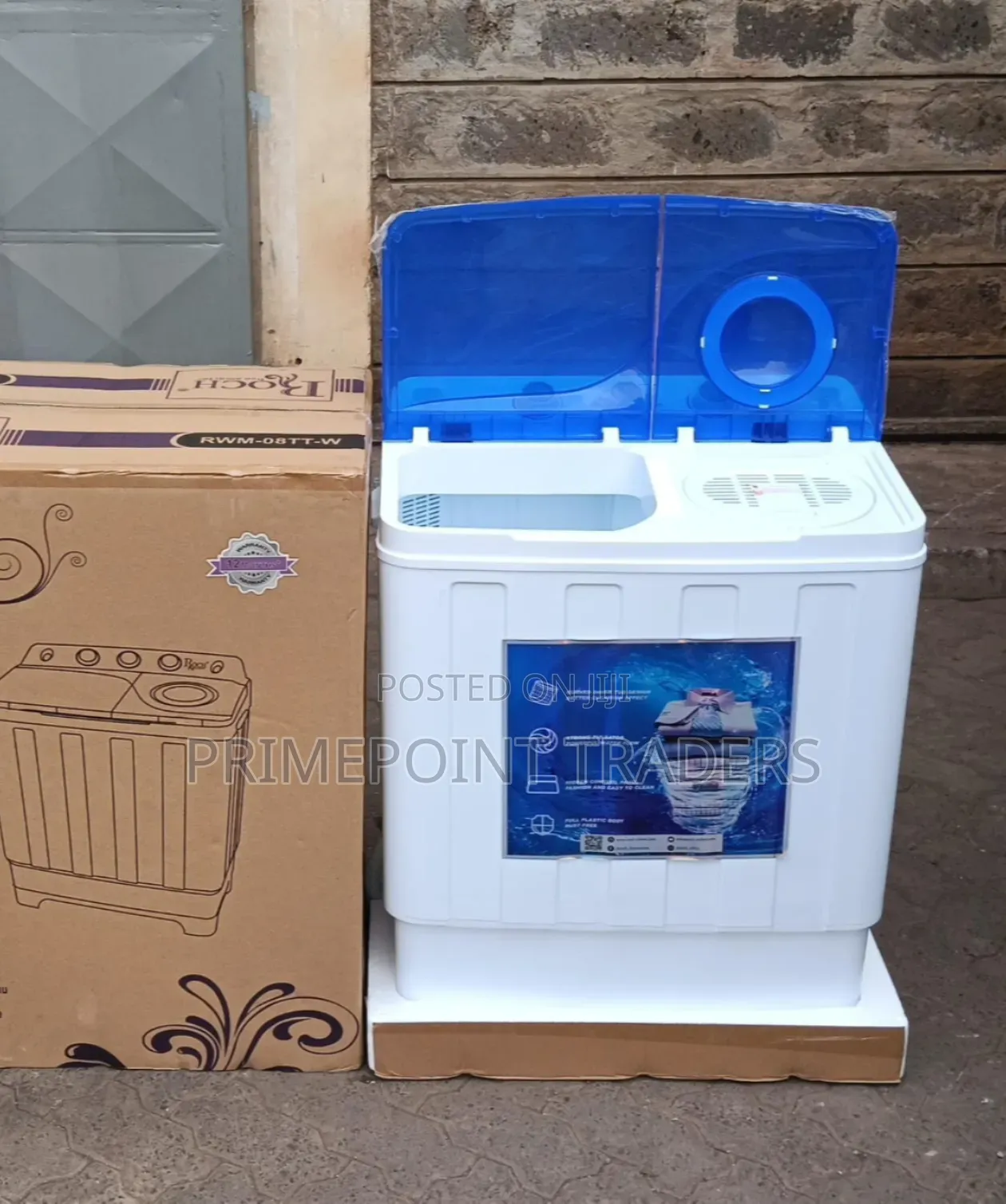 Roch 7KG Twin Tub Washing Machine – Large Capacity Easy Operation