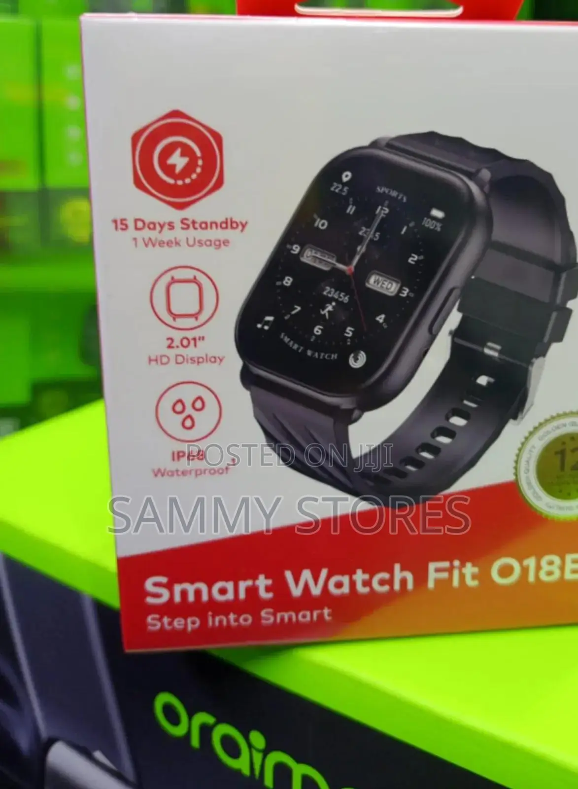 Itel Fit O20 Smartwatch With Heart Rate SpO2 Monitoring