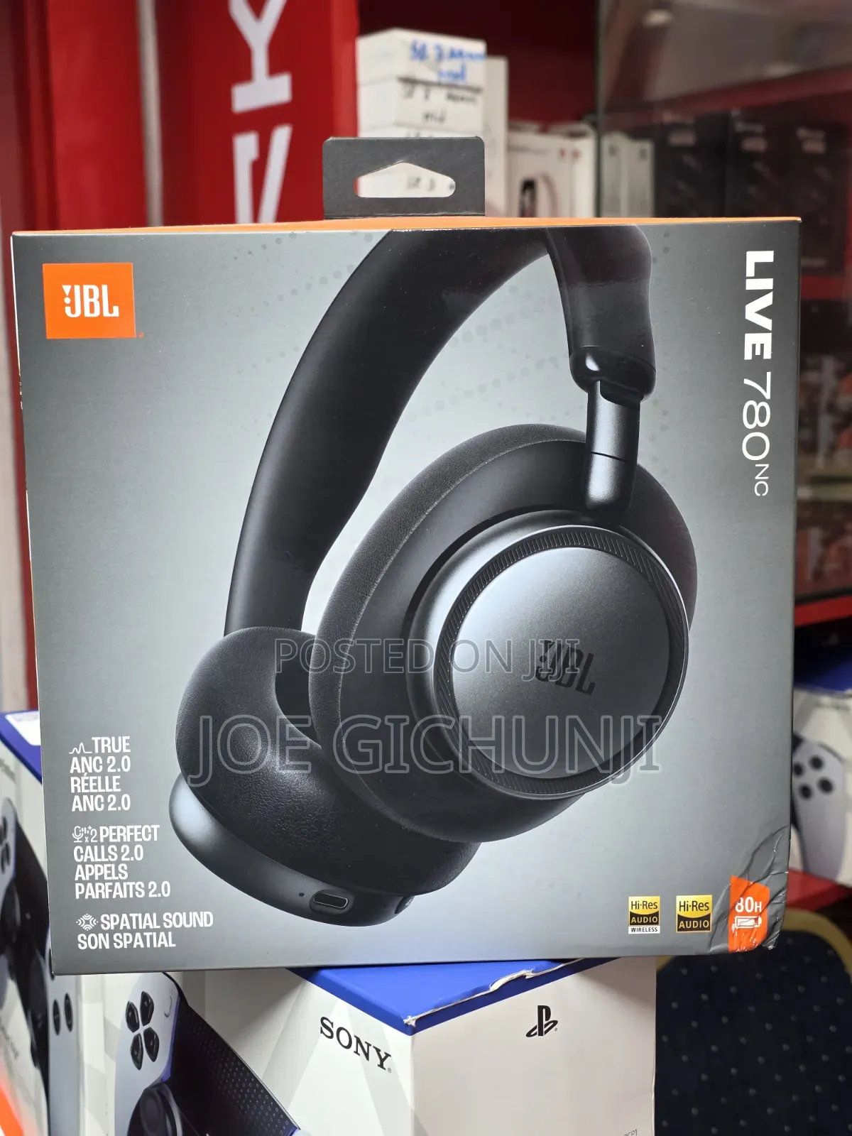 JBL Live 780NC Wireless Noise-Cancelling Headphones