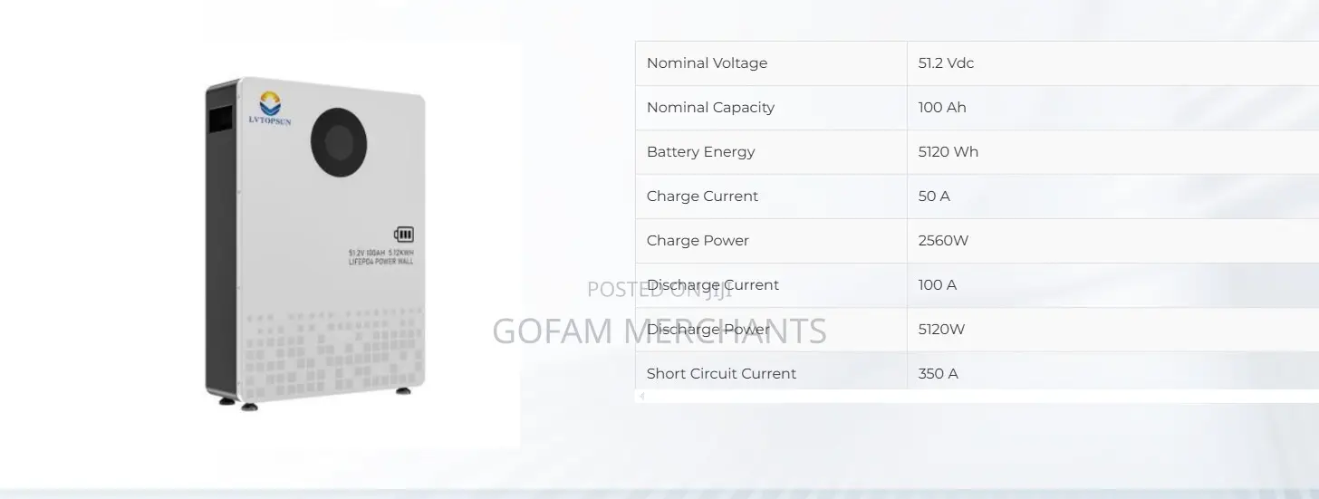 LVTopsun 5kWh/51.2v LVTS-512100-G3 Lithium Battery
