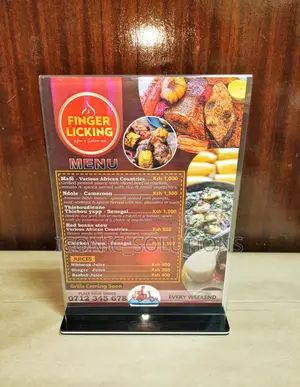 A4 Menu Stand