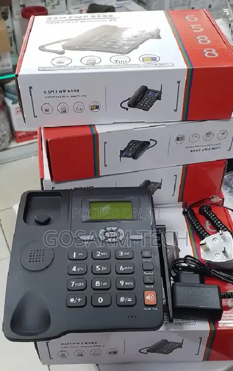 Reliable GSM Deskphone 6588 GSM Simcards Office Deskphone