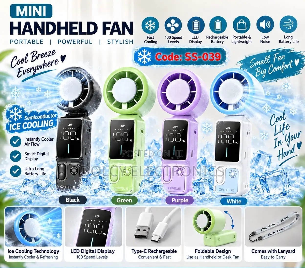 Mini Handheld Fan Ss-039