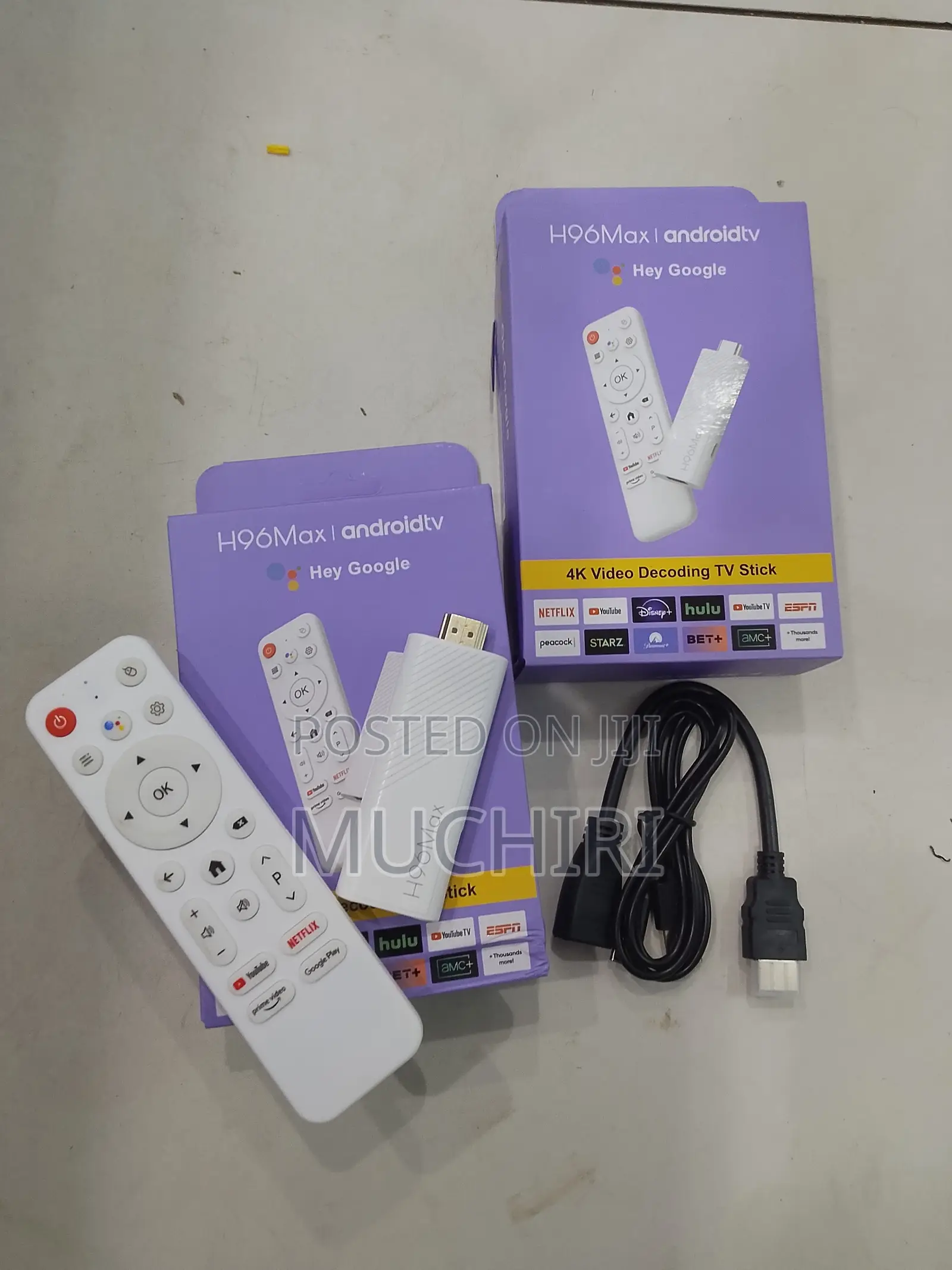 Android 14 H96 Max TV Stick 2GB 16GB Smart Media Player