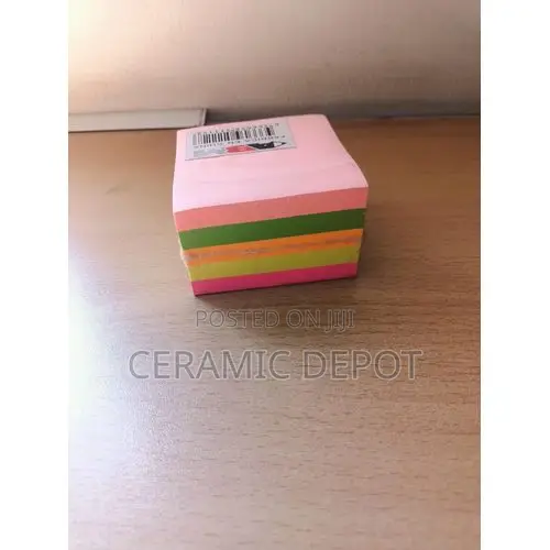 Sticky Note Pads Ecopack- 3"x3" CUBE MULTICOLOUR -Set of 12 Cubes