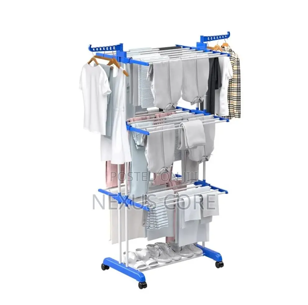 Foldable Movable Drying Rack