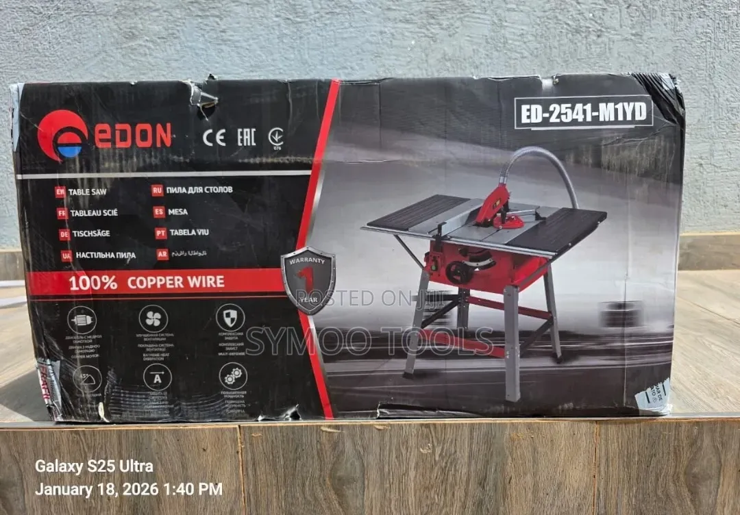 Highly Precise Electric Table Saw