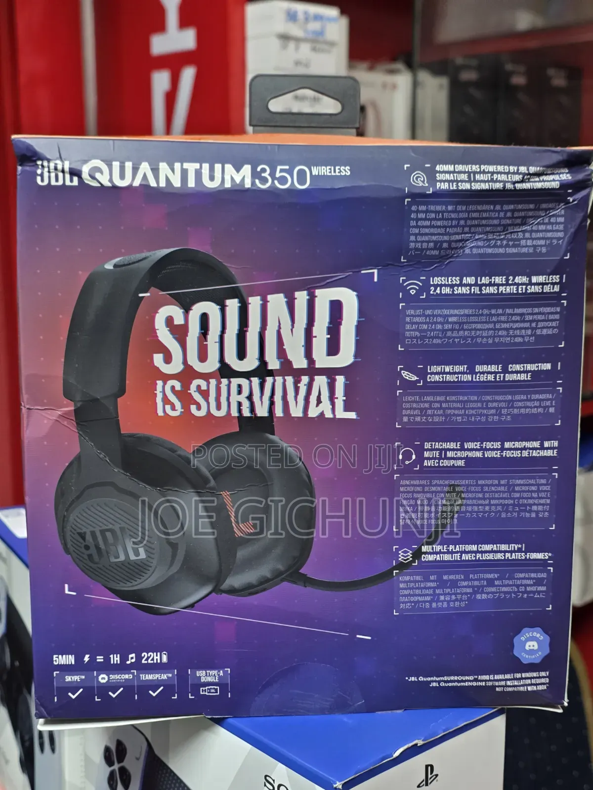 JBL Quantum 350 Wireless Gaming Headset