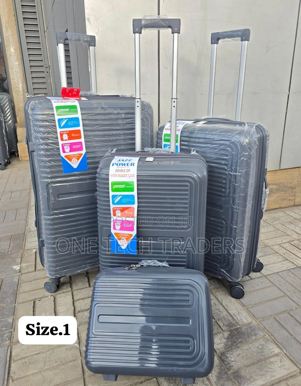 Size 1 4 in 1 Rubber Suitcase