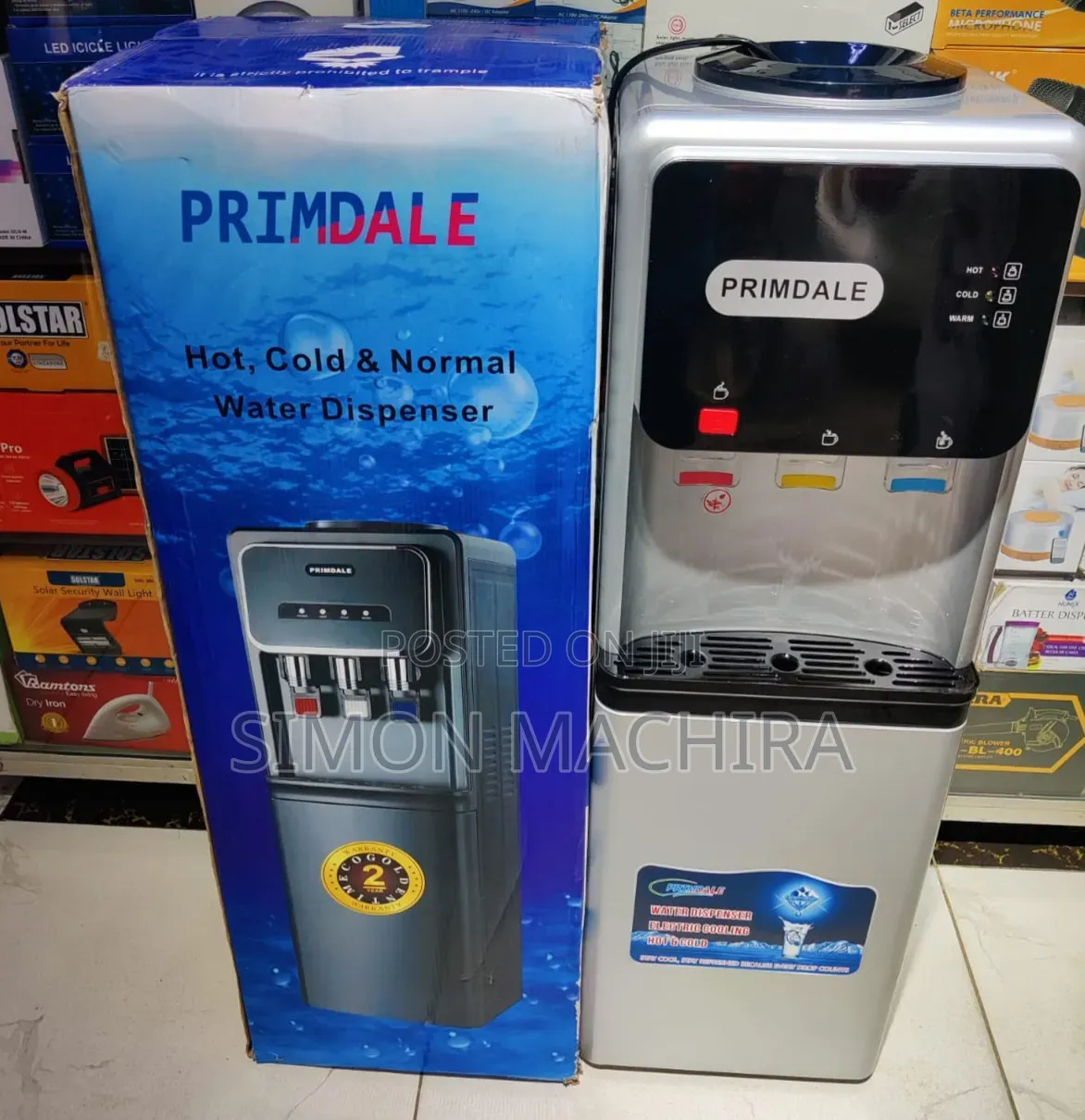 Primdale 3tap Water Dispenser Hot Cold Normal