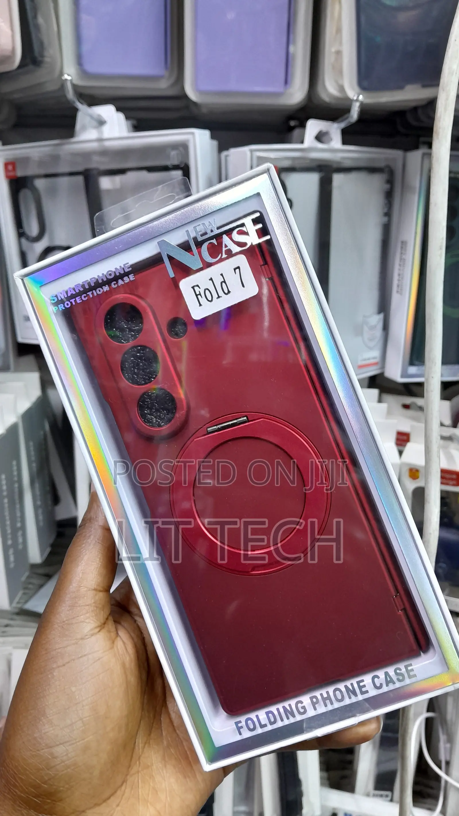 Samsung Galaxy Z Fold 7 Case Rotating Ring Kickstand