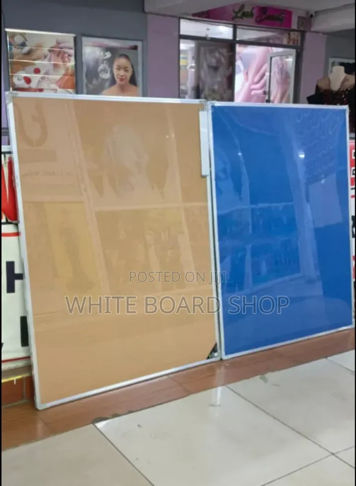 Double-Sided Bulletin Board – 120cm X 90cm (4ft X 3ft)