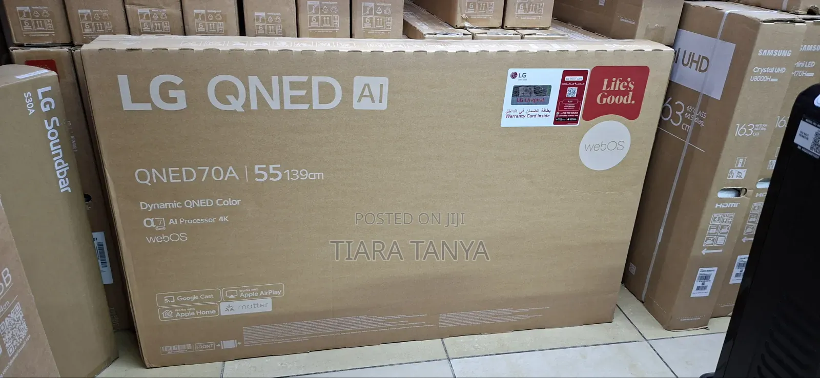 55 Inch Class LG Qned Ai Qned70a Smart TV 2025
