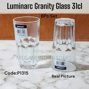 6pc Luminarc Glass 31cl / Luminarc Granity Glass 310ml