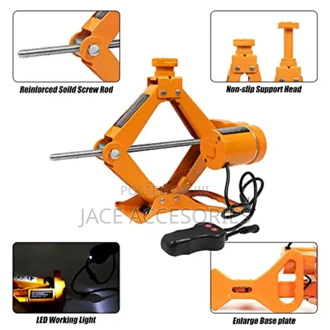 New Eletric Scissor Jack With Gloves
