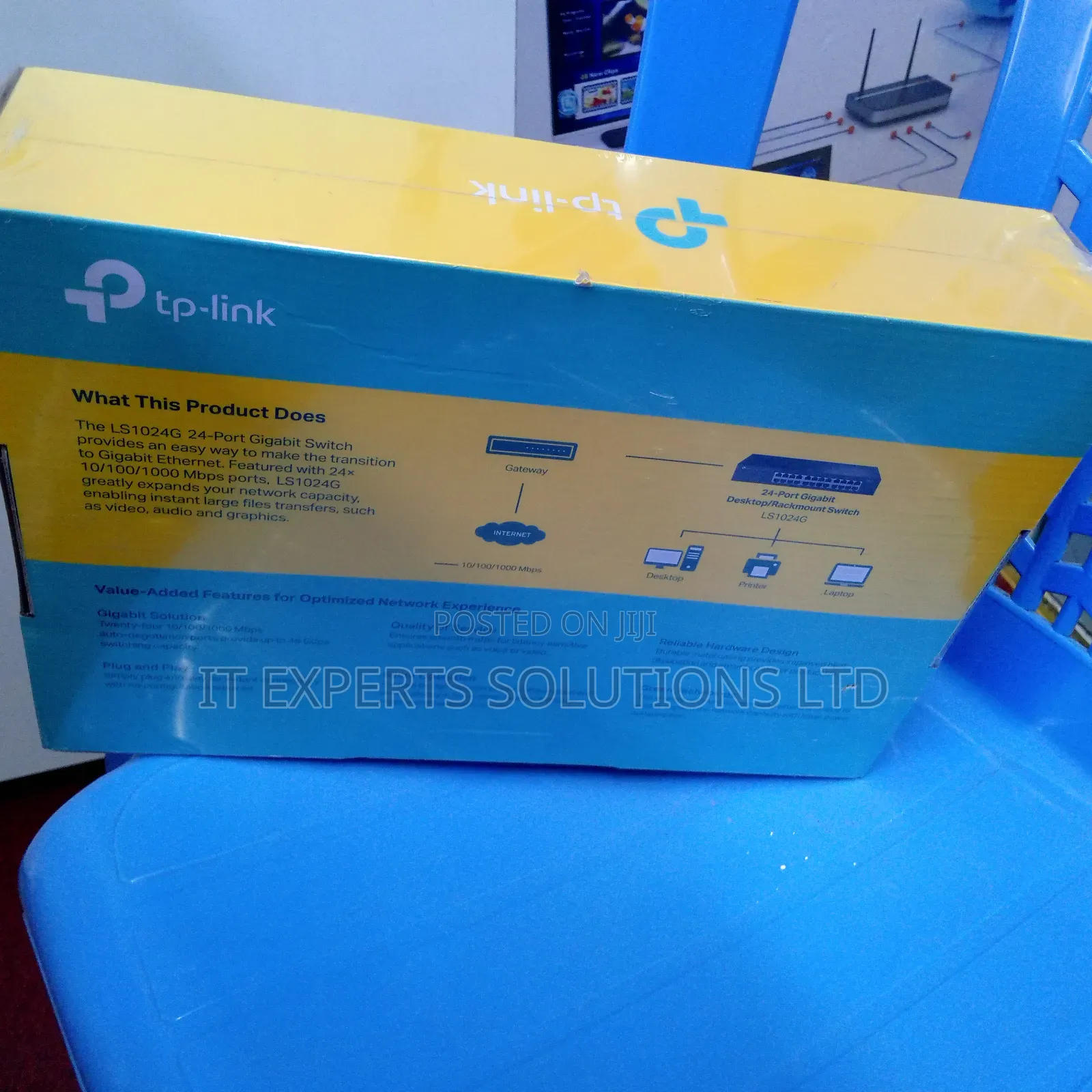 LS1024G TpLink 24 Port Gigabit Desktop Switch