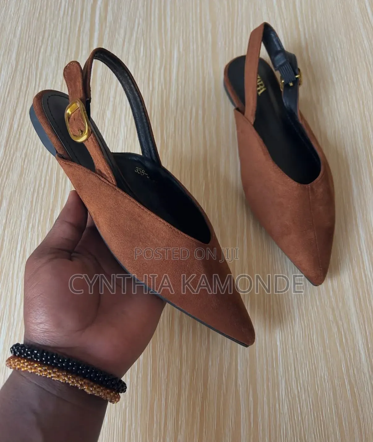 Zara Faux Leather Slingback