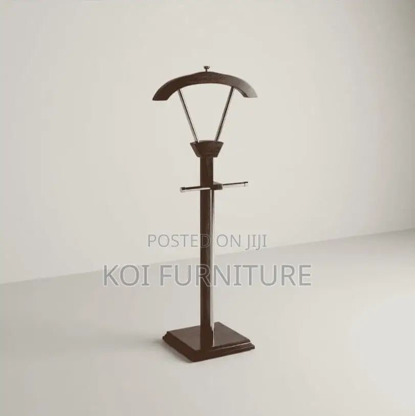 Coat Hanger : Wooden Suit Valet Stand