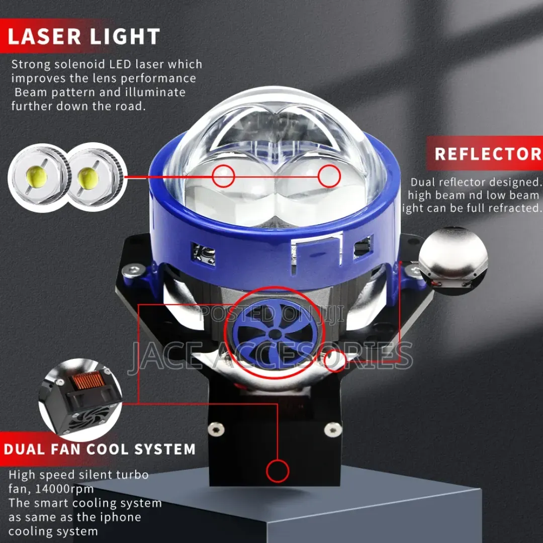 New Dual Laser Headlight Biled Projectors