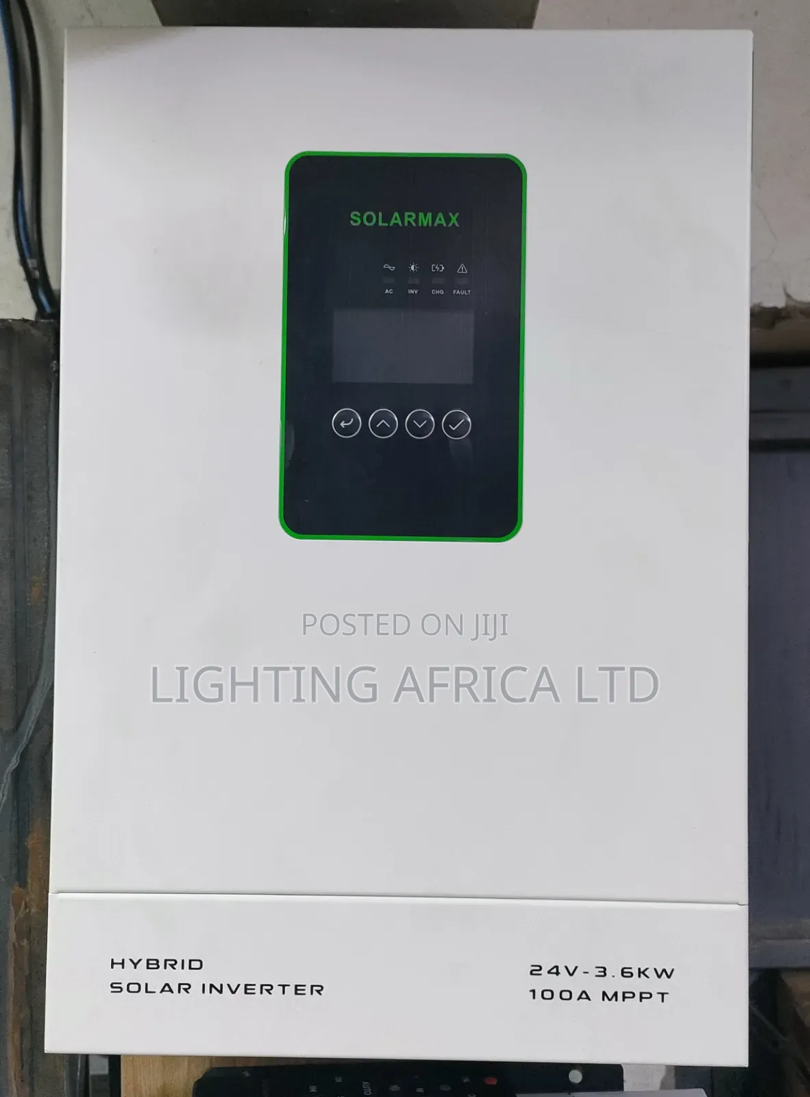 3.6kva Solarmax - 24v Hybrid Inverter 100A Inbuilt MPPT Controller
